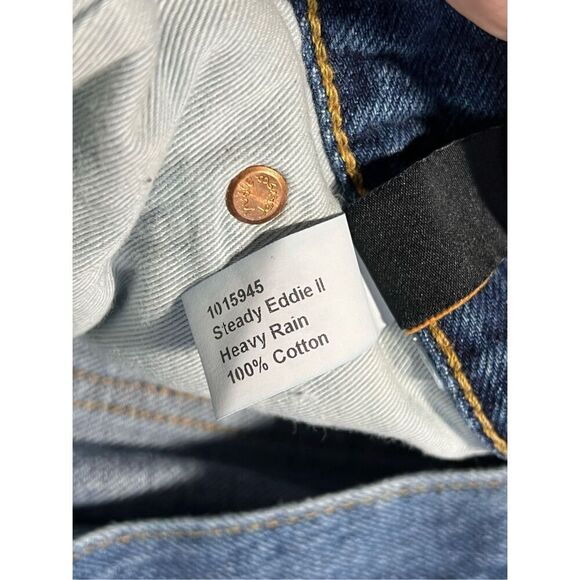 Nudie Jeans Co Steady Eddie II Heavy Rain Button Fly Jeans - Picture 6 of 8
